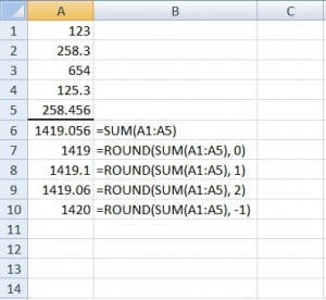 How to Round Up / Round Down Floating Numbers in Excel - ExcelDataPro