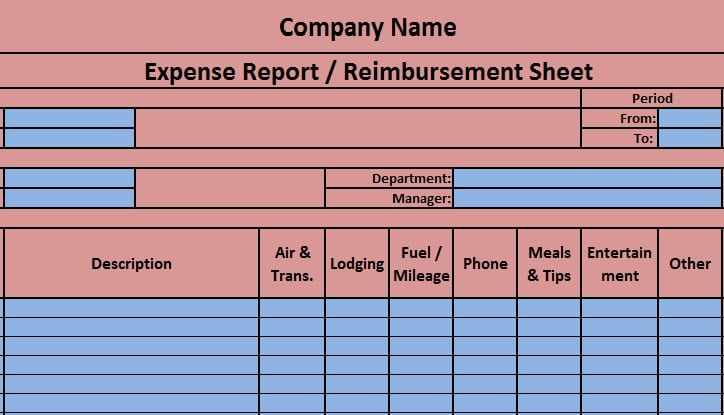 google sheets income and expense template