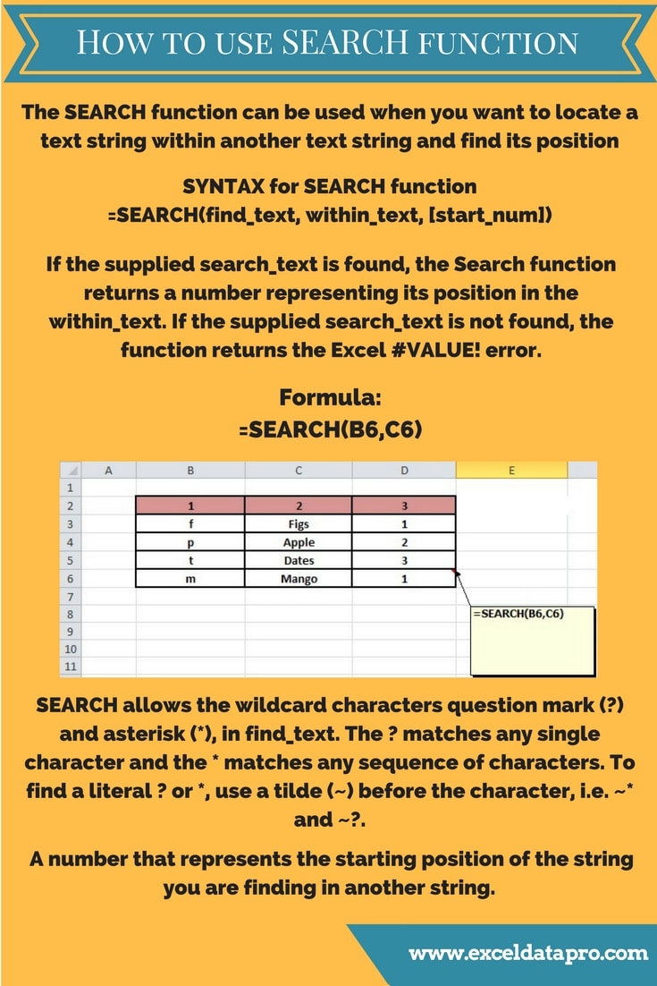 SEARCH Function