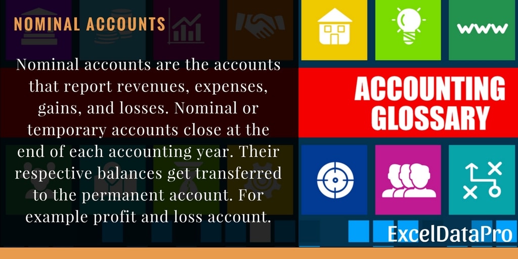 Nominal Accounts