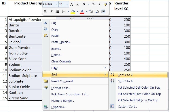 how to sort multiple columns in excel 2016