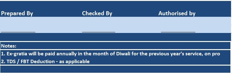 Salary Slip Template