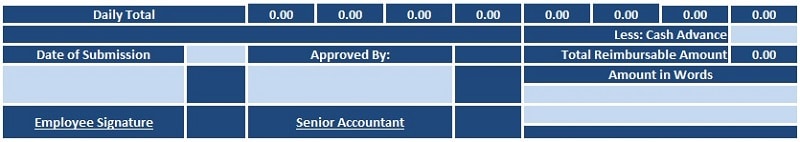 TA Reimbursement Template