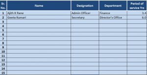 Download Employee Resignation Schedule Excel Template - ExcelDataPro