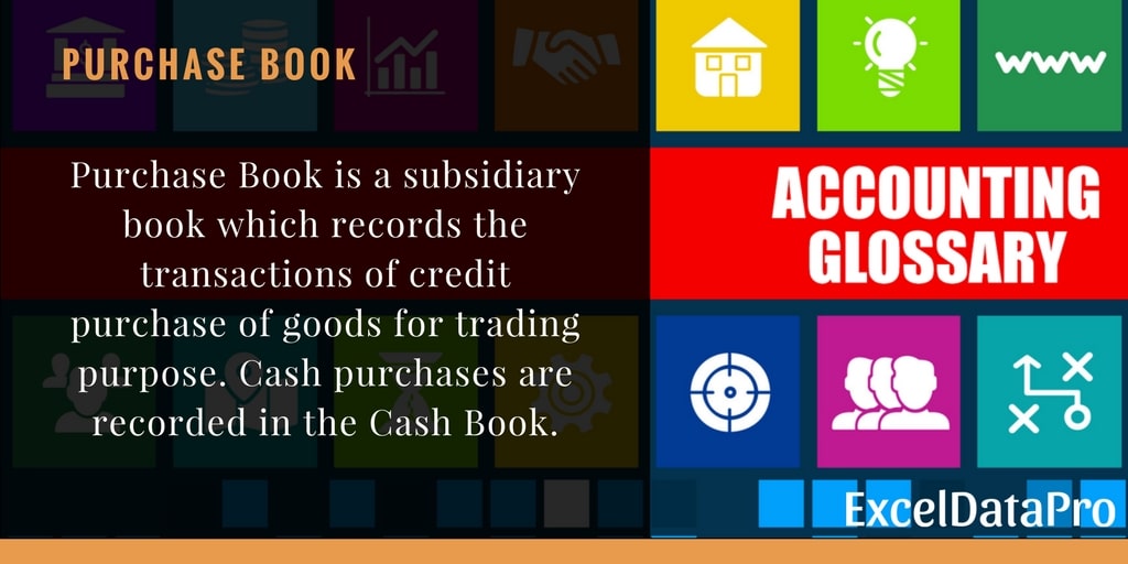 What is Purchase Book?