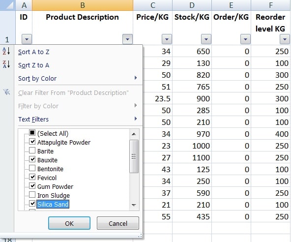 Filter Multiple Columns