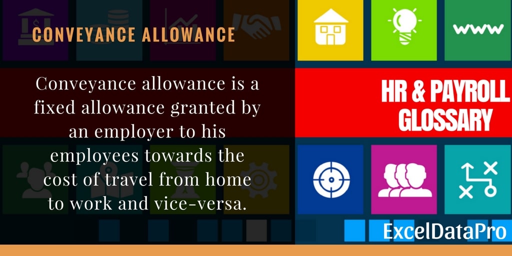 What is Conveyance Allowance?