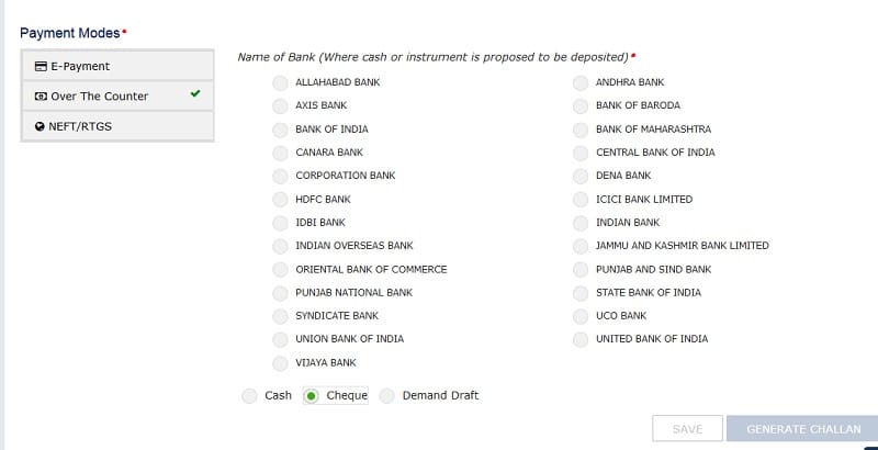 GST Challan