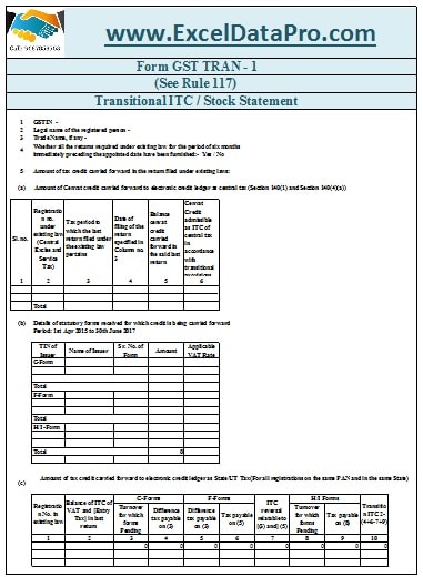 GST TRAN-1