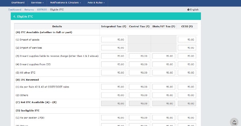 File GSTR-3B Return