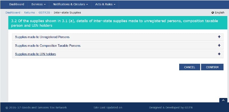 File GSTR-3B Return