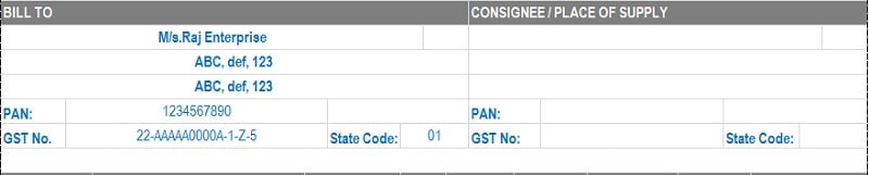 GST Tax Invoice