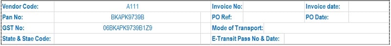 GST Tax Invoice