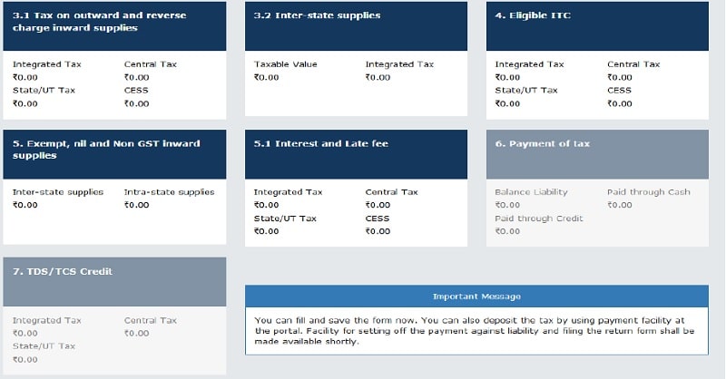 File GSTR-3B Return