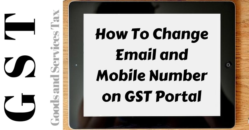 Change Email and Mobile Number