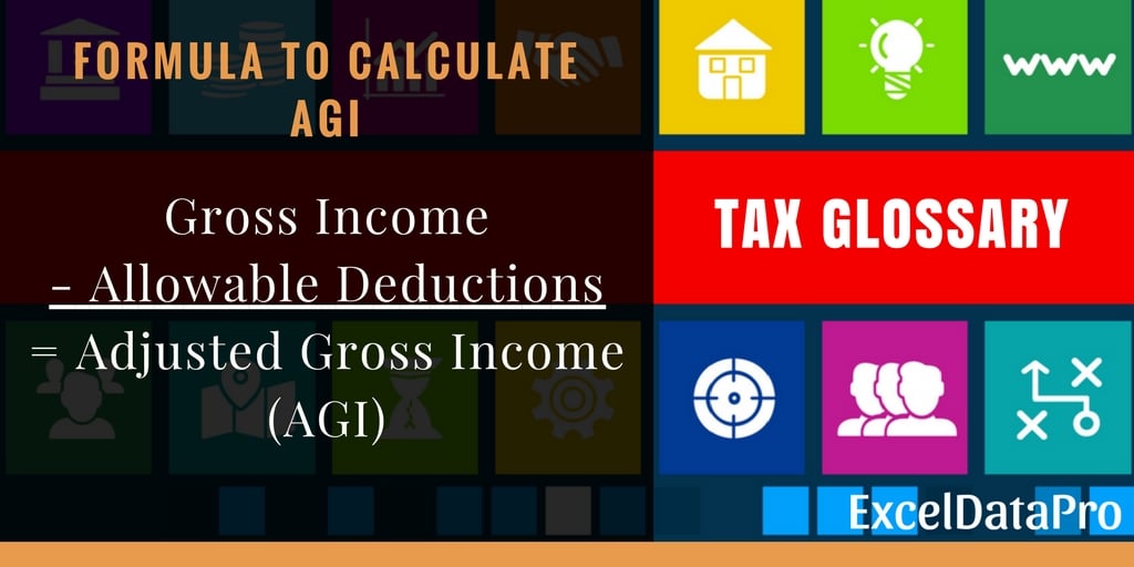 What is AGI - Adjusted Gross Income? - ExcelDataPro