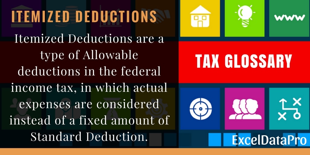 What Are Itemized Deductions?