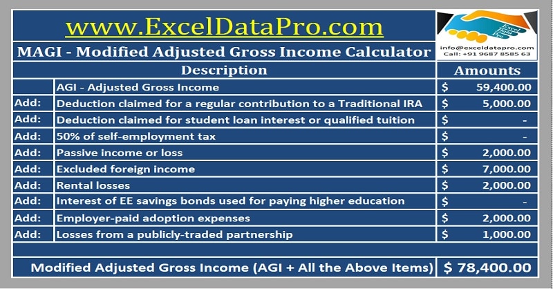 Tax Excel Template