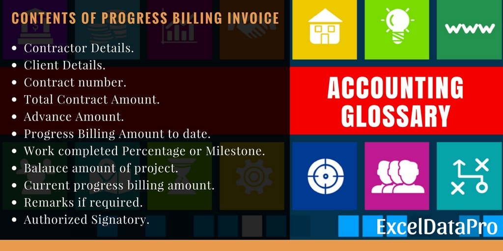 Progress Billing Invoice