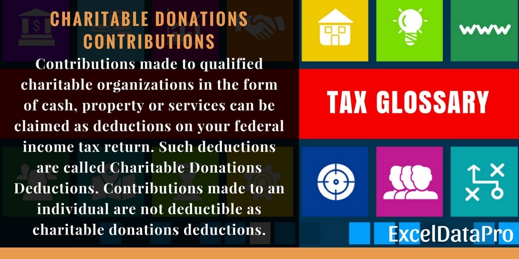 Charitable Donations Deductions