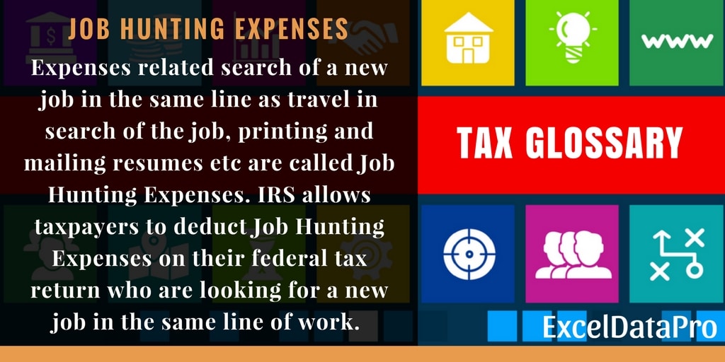 What Are Tax Deductible Job Hunting Expenses?