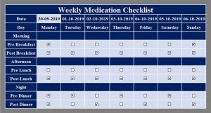 Download Medication Log Excel Template - ExcelDataPro