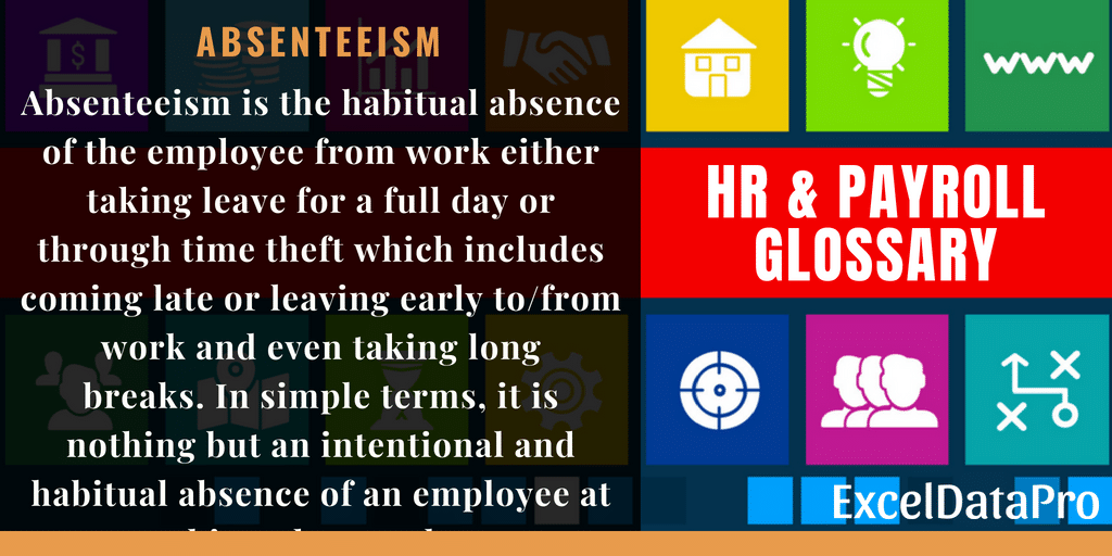 What Is Absenteeism Definition And Causes ExcelDataPro What Is Absenteeism Definition And Causes ExcelDataPro