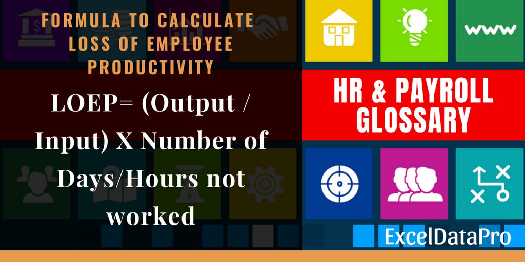 Loss of Employee Productivity