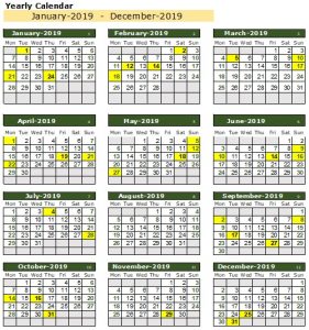 Download 100 Years Excel Calendar Template - ExcelDataPro