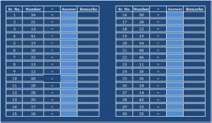 Download Squares Practice Sheet Excel Template - ExcelDataPro