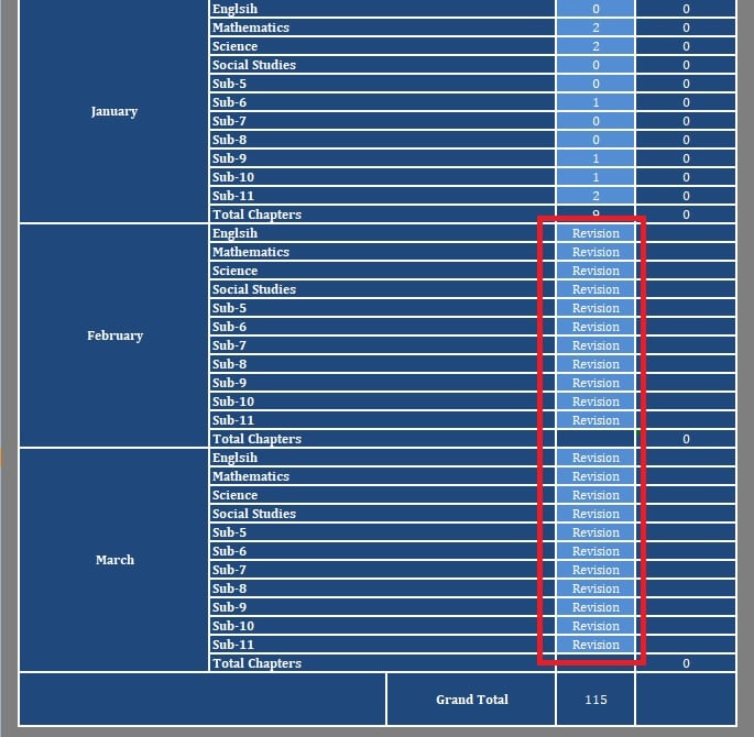 Download Student Study Planner Excel Template ExcelDataPro