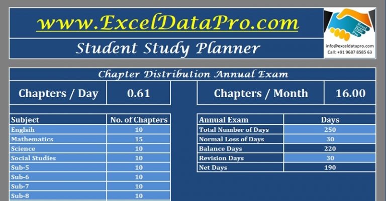 Download Free Educational Templates For School Teachers In Excel