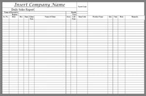 Download Daily Sales Report Excel Template - ExcelDataPro