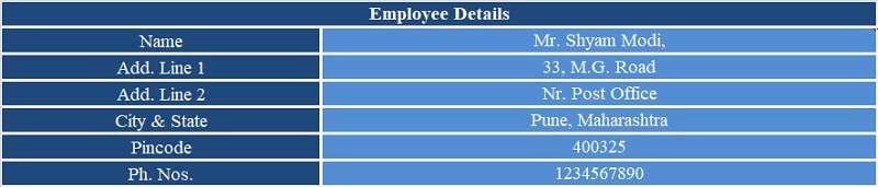 Employee Transfer Letter