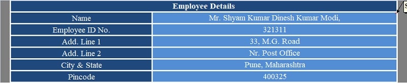 Salary Certificate