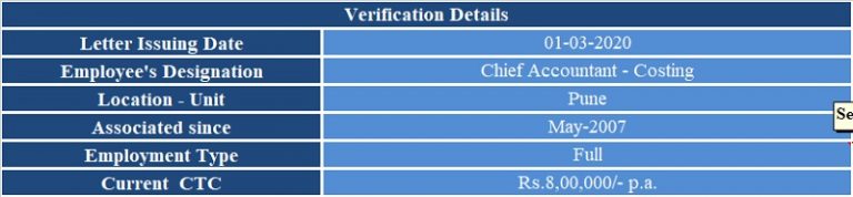 Download Employment Verification Letter Excel Template  ExcelDataPro