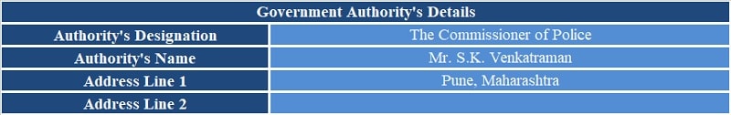 Complaint Letter To Government Authority