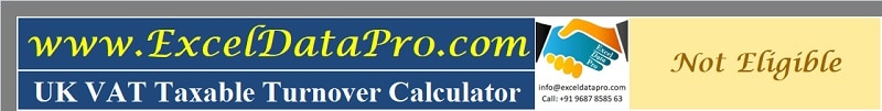 UK VAT Taxable Turnover Calculator